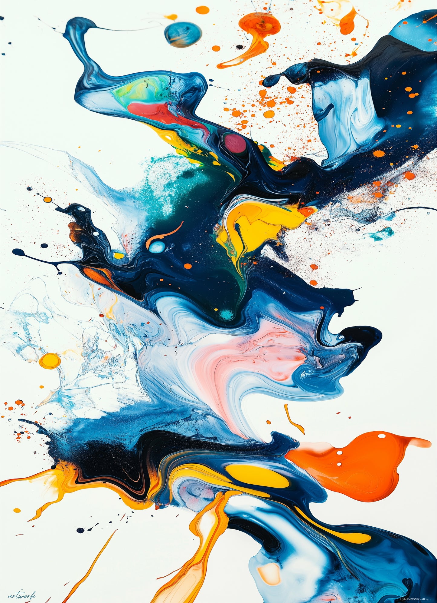 A1 Prints & Posters - Lliw Sblash - 260gsm High Quality Print - Made in Wales