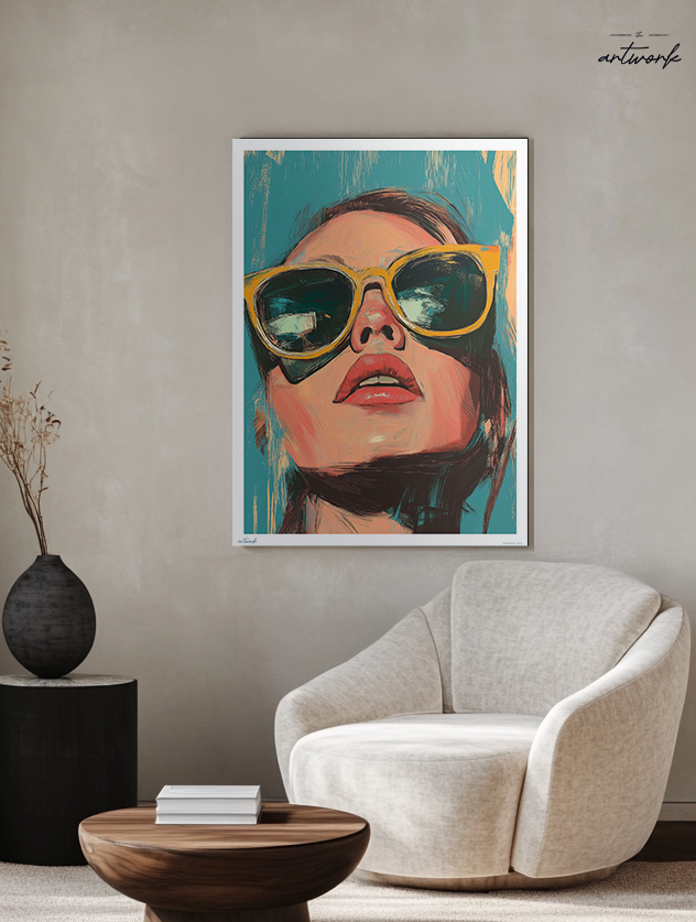 A1 Prints & Posters - Glasses - 260gsm High Quality Print - Made in Wales