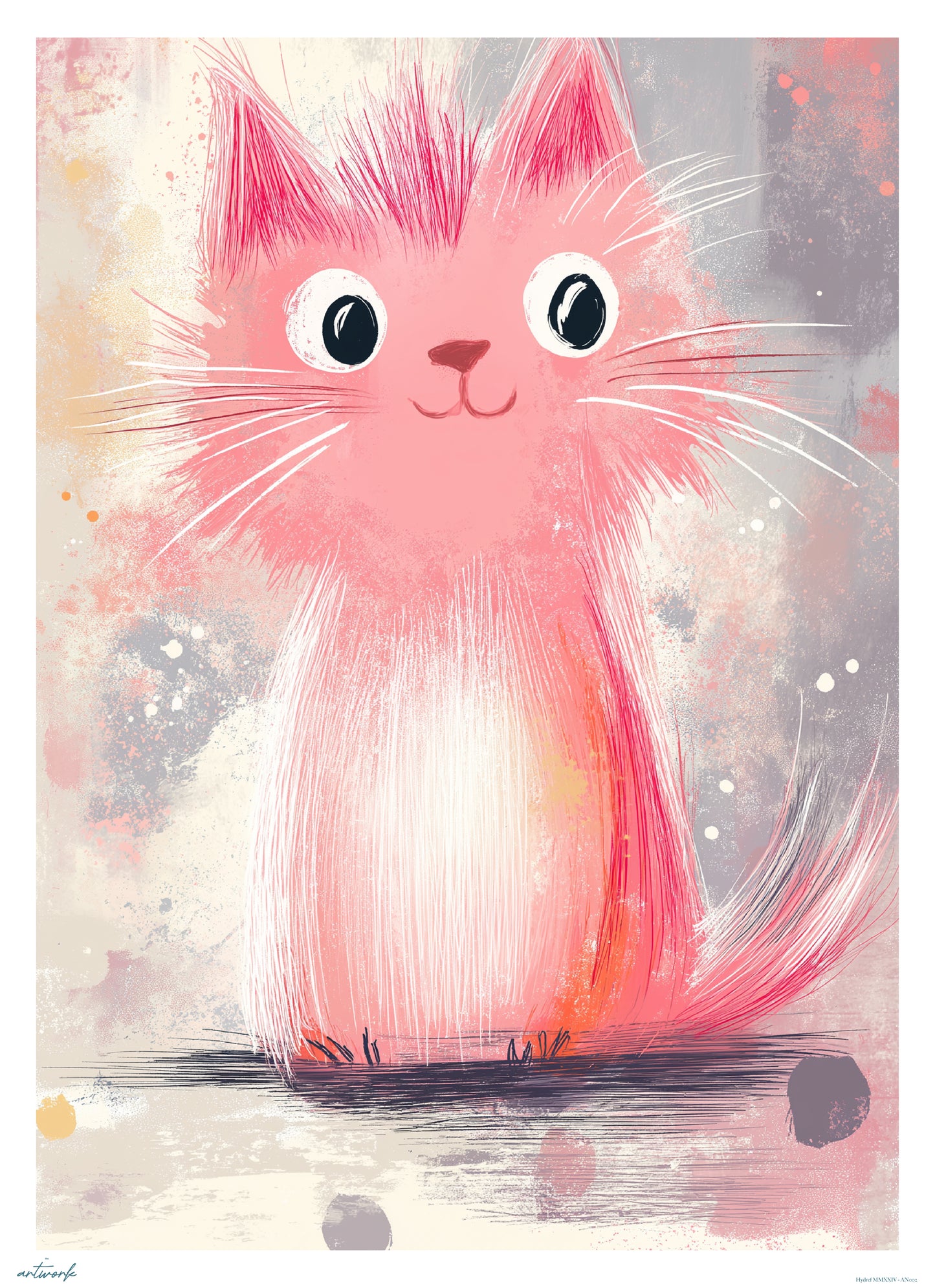 A1 Prints & Posters - Pinky - 260gsm High Quality Print - Made in Wales