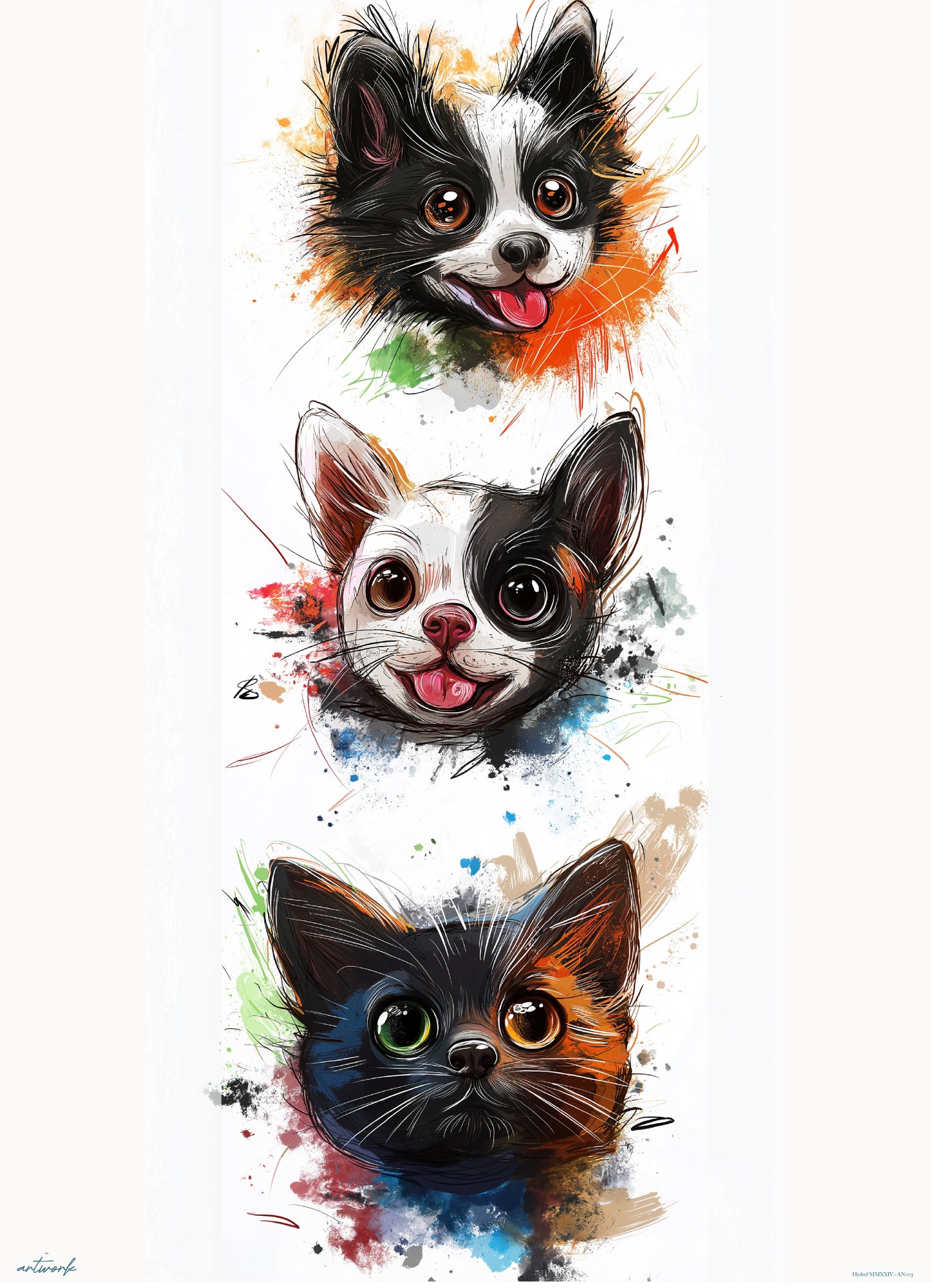 A1 Prints & Posters - Trio - 260gsm High Quality Print - Made in Wales