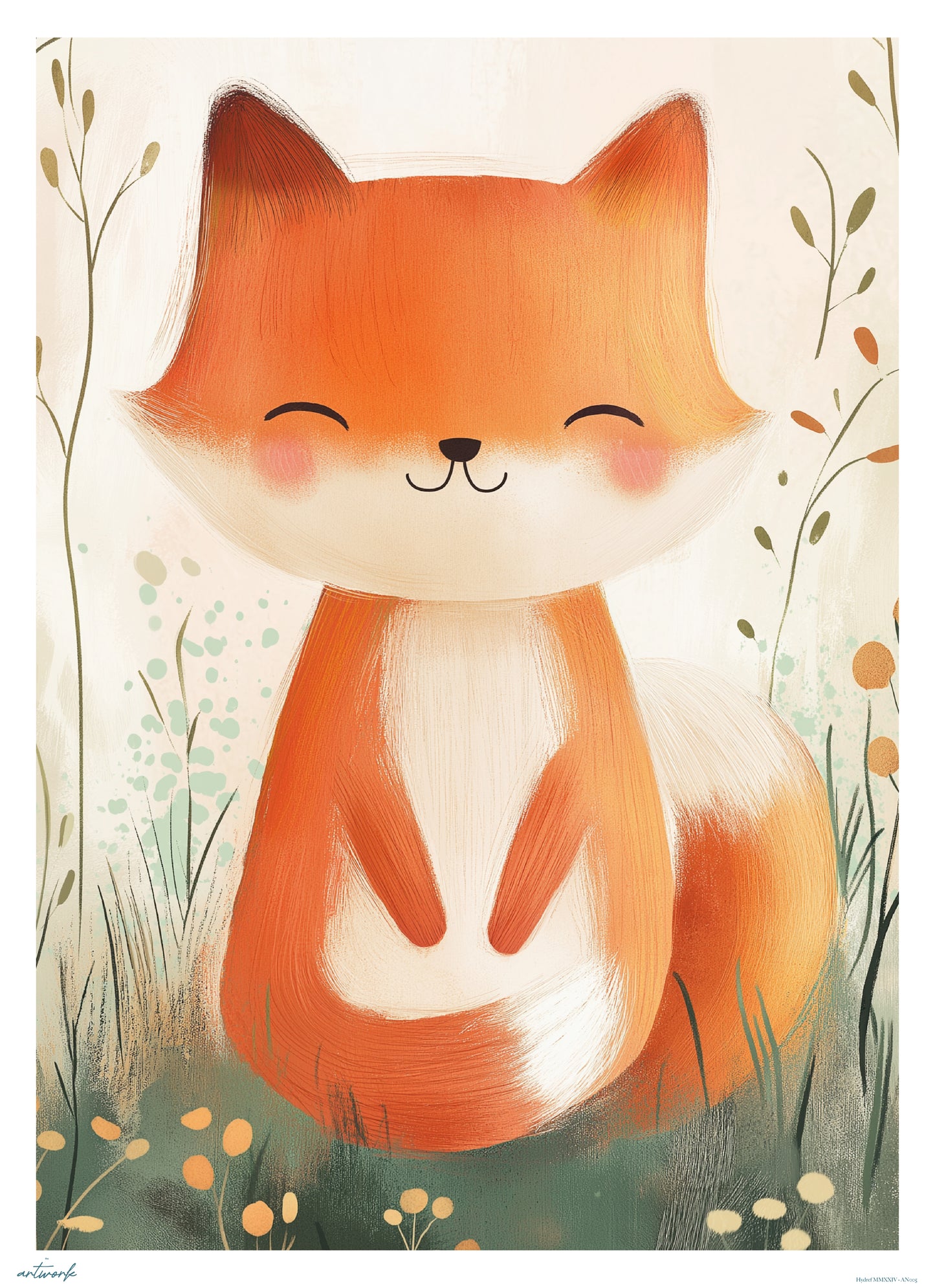 A1 Prints & Posters - Foxy - 260gsm High Quality Print - Made in Wales
