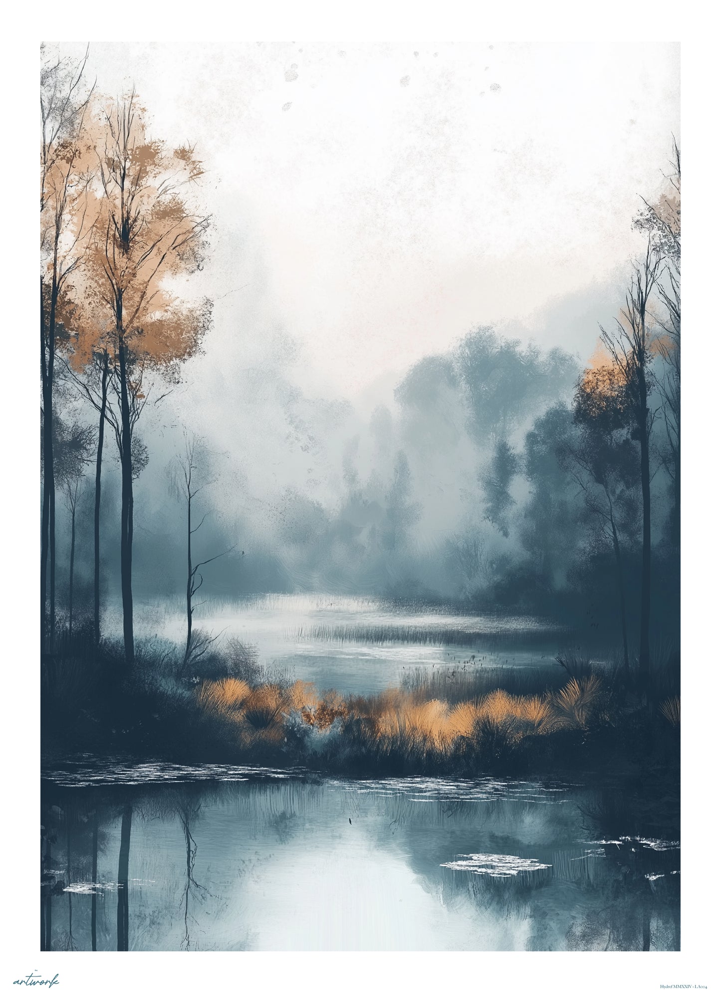 A1 Prints & Posters - Lake - 260gsm High Quality Print - Made in Wales