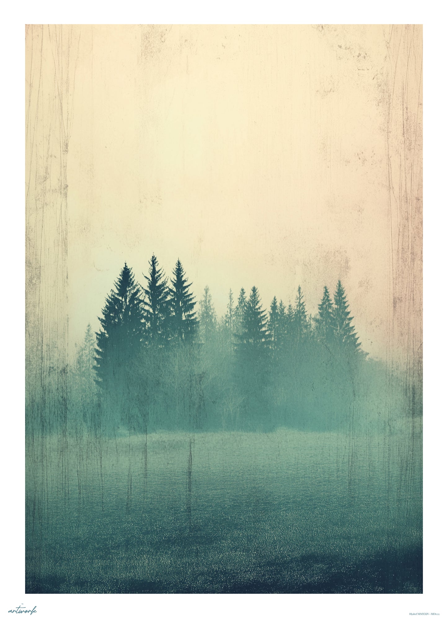 A1 Prints & Posters - Tree Fog - 260gsm High Quality Print - Made in Wales