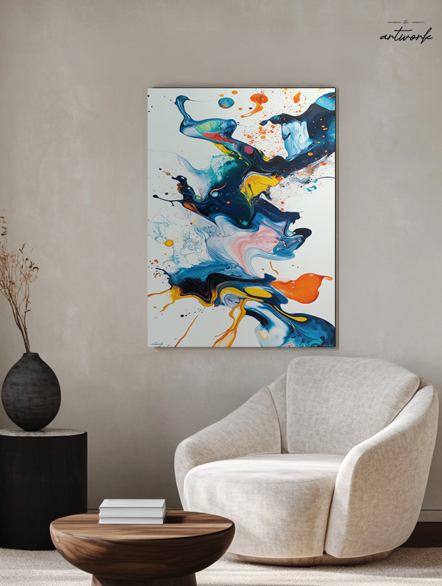 A1 Prints & Posters - Lliw Sblash - 260gsm High Quality Print - Made in Wales
