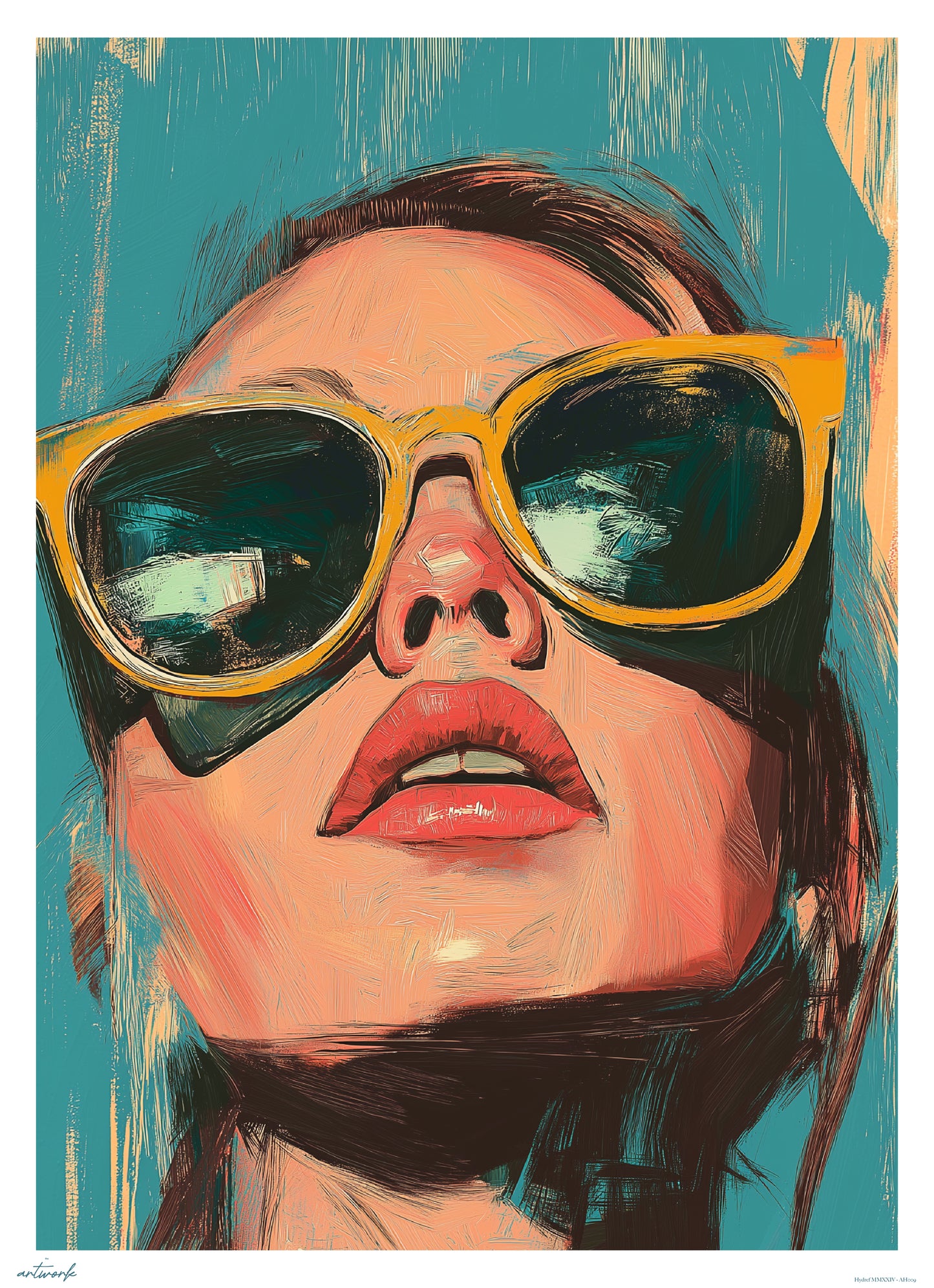 A1 Prints & Posters - Glasses - 260gsm High Quality Print - Made in Wales