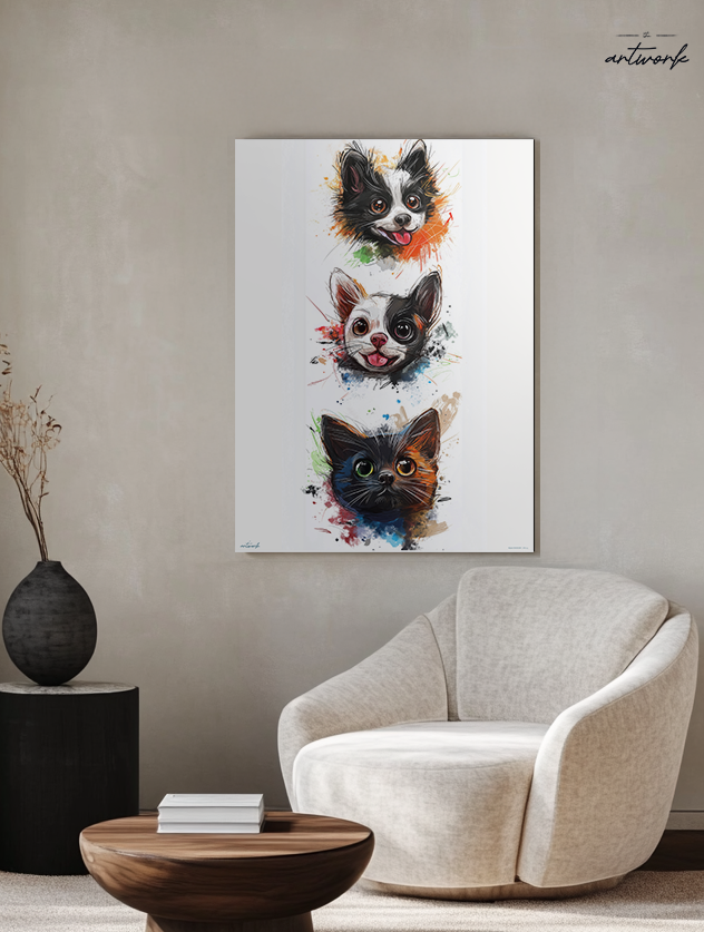 A1 Prints & Posters - Trio - 260gsm High Quality Print - Made in Wales