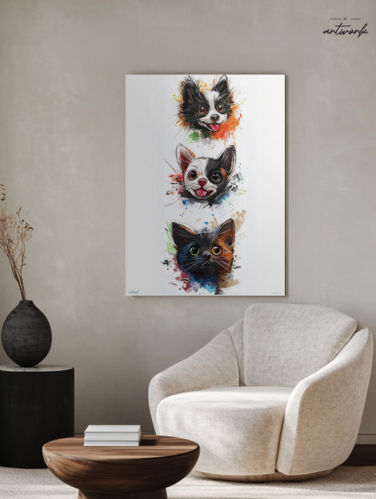 A1 Prints & Posters - Trio - 260gsm High Quality Print - Made in Wales