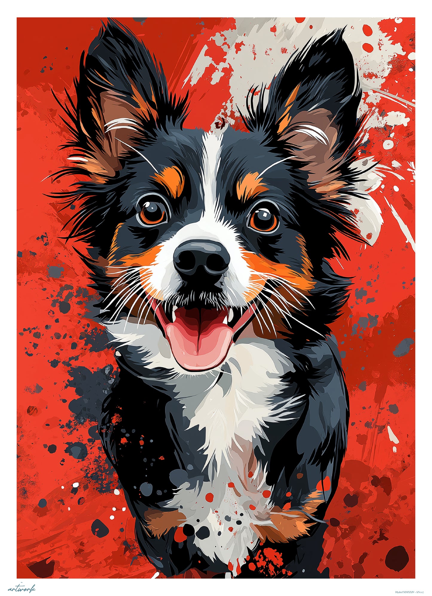 A1 Prints & Posters - Fun Splat - 260gsm High Quality Print - Made in Wales