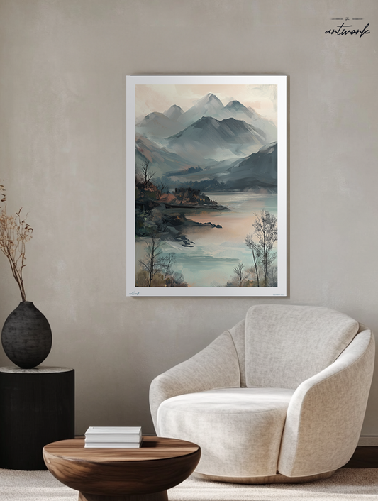 A1 Prints & Posters - Mountain Brush - 260gsm High Quality Print - Made in Wales
