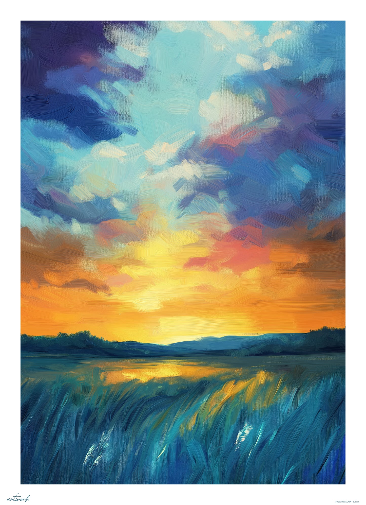 A1 Prints & Posters - Morning Sky - 260gsm High Quality Print - Made in Wales