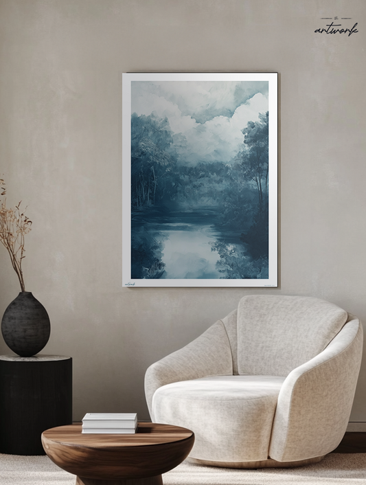 A1 Prints & Posters - Quiet Lake - 260gsm High Quality Print - Made in Wales