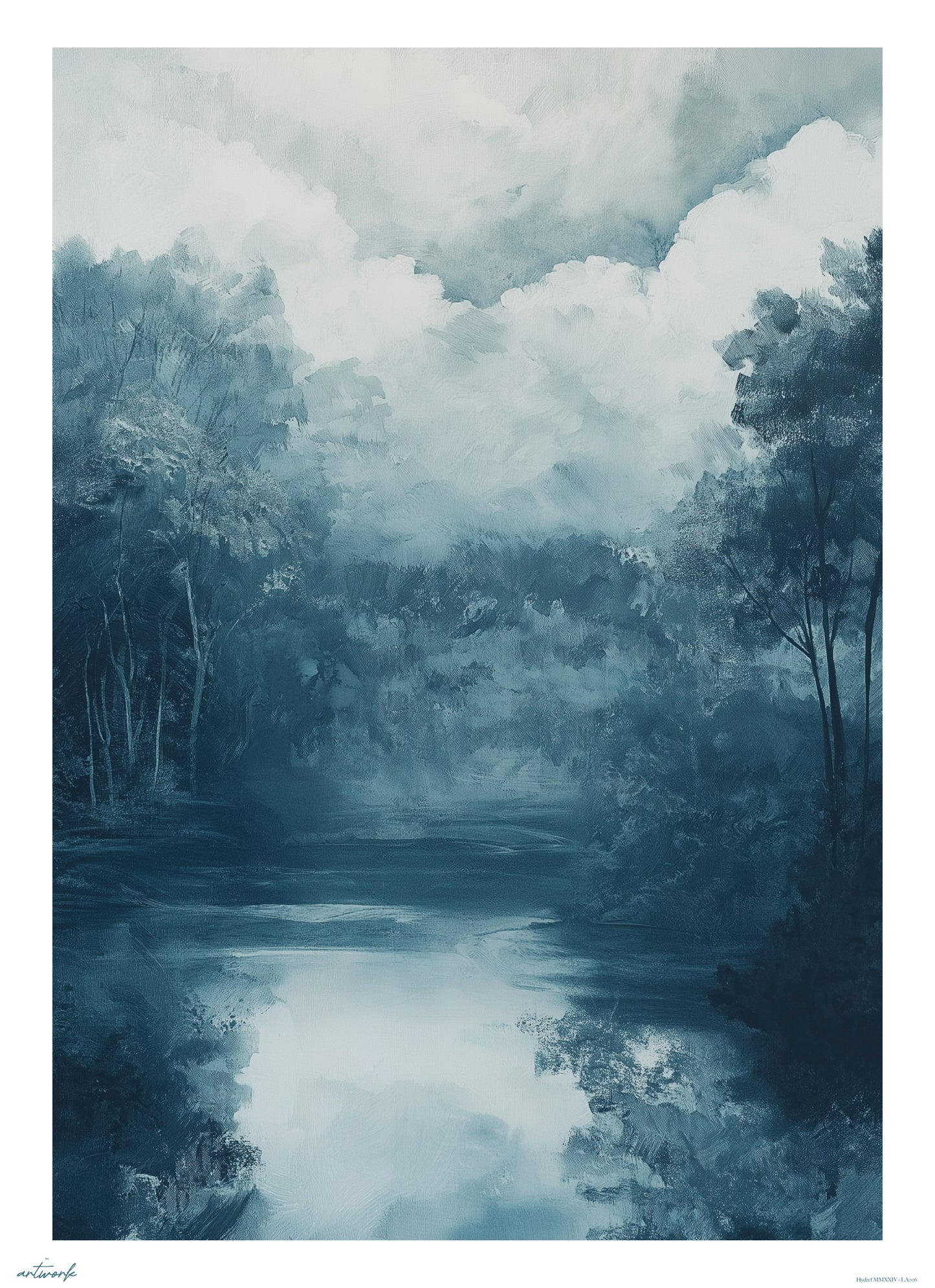 A1 Prints & Posters - Quiet Lake - 260gsm High Quality Print - Made in Wales
